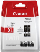 Картридж Canon PG-550 XL 2-pack 2 x 22 мл Black (6431B005) - зображення 1