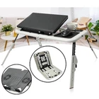 Столик для ноутбука складний LD-09 E-Table з охолодженням 2 USB кулера стіл з вентиляцією