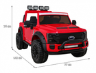 Електромобіль Ramiz Jeep Ford Super Duty Червоний (5903864951257) - зображення 5