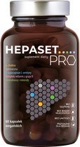 Дієтична добавка Norsa Pharma Hepaset Pro 60 капсул (5905669770156) - зображення 1