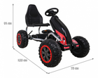 Gokart na pedały Ramiz Strong B012 Czarny (5903864949643) - obraz 2