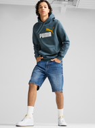 Худі чоловіче Puma ESS+ 2 Col Big Logo Hoodie FL 58676418 S Темно-синє (4067981446506) - зображення 3