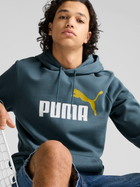 Худі чоловіче Puma ESS+ 2 Col Big Logo Hoodie FL 58676418 S Темно-синє (4067981446506) - зображення 5