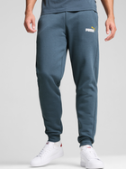 Spodnie sportowe męskie Puma ESS+ 2 Col Logo Pants FL 58676726 S Granatowe (4067981390472)