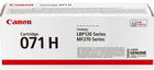 Картридж Canon 071H (MF272/MF275/LBP122) 2.5kpg Black (5646C002)