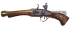 Макет пистолета Flintlock blunderbuss для левши, 18 век, Denix (01/1130L) - изображение 1