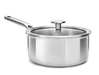 Ківш з кришкою KitchenAid MSS СС003256-001 16 см 1.5 л сріблястий