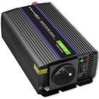 Przetwornica samochodowa Qoltec Monolith 600 MS Wave 300 W/600 W 12 V na 230 V (5901878519241) - obraz 2