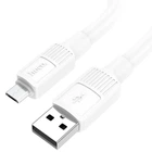Кабель Hoco Micro USB Solid charging data cable X84 |1M, 2.4A| white