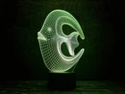 Сменная пластина для 3D ламп "Коралловая рыбка" 3DTOYSLAMP