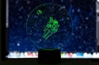 Змінна пластина для 3D-світильників "Космонавт" 3DTOYSLAMP