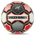 Мяч футбольный №5 CRYSTAL SOCCERMAX FB-7997 (№5, 5 сл., сшит вручную, Белый-красный)
