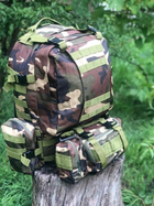 Рюкзак тактический UTM Tactics camouflage №3-55л, стропы MOLLE - изображение 10