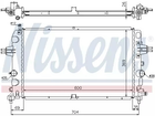 Радіатор охолодження двигуна OPEL ASTRA, OPEL ZAFIRA, NISSENS (63121)