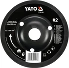 Диск-фреза шлифовальный YATO&nbsp;по дереву, краске, шпатлевке, алюминия; Ø = 125/22.2 мм, шероховатость №2 [10] (YT-59165)