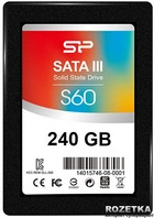 Silicon Power Slim S60 240GB 2.5" SATAIII MLC (SP240GBSS3S60S25) - изображение 1