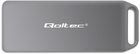 Kieszeń zewnętrzna Qoltec Mini M.2 SSD NVMe PCIe USB 3.1 2TB Grey (5901878522661)