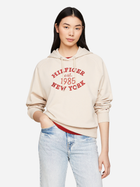 Bluza damska z kapturem oversize Tommy Hilfiger WW0WW42098-ACI M Beżowa (8720636806822) - obraz 1