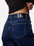 Jeansy rurki damskie z wysokim stanem Calvin Klein Jeans J20J223890-1BJ 29-30 Granatowe (8720639091577) - obraz 4