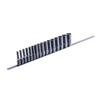 Набір головок довгих 1/2" 15од. 8-19, 21, 22, 24мм (на планці) TOPTUL GAAQ1606U