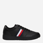 Sneakersy męskie skórzane Tommy Hilfiger FM0FM05116-BDS 42 Czarne (8720636822839)