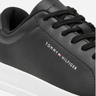 Sneakersy męskie skórzane Tommy Hilfiger FM0FM05297-0GJ 41 Czarne (8720636873985) - obraz 5