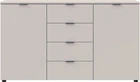 Комод Doros Рон 5 2 фасада 4 шухляды 140х38х81 см Кашемир (41516047)