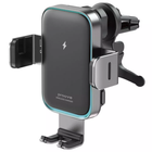 Автодержатель с беспроводной зарядкой Proove Triple Clamp Pro 15W Metal Gray