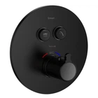 Термостат скрытого монтажа на 2 потребителя Imprese Smart click black matt ZMK101901238