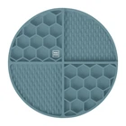 Килимок для злизування і повільного харчування WAUDOG Silicone, 211х211х30 мм, сірий