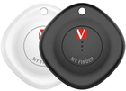 Трекер Verbatim Bluetooth My Finder MYF-02 2 шт Чорний/Білий (23942321316)