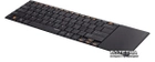 Клавіатура бездротова Rapoo E9180p 5GHz Touchpad Black - зображення 2