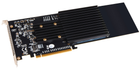 Плата-адаптер Sonnet PCIe x16 - M.2 4x4 NVMe SSD Silent (FUS SSD-4X4-E3S)