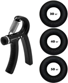 Набір кистьових еспандерів гумове кільце + еспандер ножиці Newt Power Grip Set 1 (NE-1587-60)
