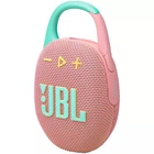 Акустическая система портативная JBL серии Clip 5 PInk (JBLCLIP5PINK), однополосная, 7 Вт, 1400 мАч, 12 часов автономной работы, 100 Гц – 20 кГц, Bluetooth 5.3, Type-C, механическое управленіе, IP67, мобильное приложение, розовый