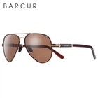 Солнцезащитные очки Aviator Barcur Brown