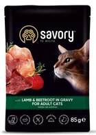 Влажный корм Savory Adult для кошек с ягнёнком и свеклой 85 г