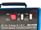 Prostownik z rozruchem Bass Polska 75 A 6 V / 12 V 6709 (5902067604069) - obraz 6