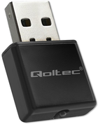 Adapter Wi-Fi Qoltec Ultra Fast Mini Wireless USB NANO WiFi Black (5901878569864) - obraz 4