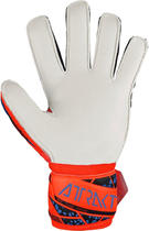 Рукавички футбольні воротарські Reusch Attrakt Solid Finger Support Junior 5472510 2210 розмір 8 Помаранчевий з білим (4060485481363) - зображення 3