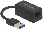 Адаптер Delock USB Type-A - RJ45 Black (4043619659036)