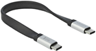 Кабель Delock USB Type-C - USB Type-C 22 см Black (4043619859269)