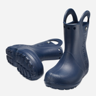 Kalosze chłopięce Crocs Handle Rain Boot Kids 12803-410 27 Granatowe (191448181472) - obraz 3