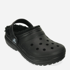 Chodaki chłopięce ocieplane Crocs Classic Lined Clog Kids 207010-060 29-30 Czarne (191448702219) - obraz 2