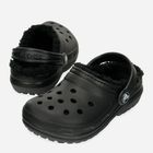 Chodaki chłopięce ocieplane Crocs Classic Lined Clog Kids 207010-060 30-31 Czarne (191448702226) - obraz 3