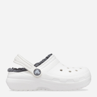 Дитячі крокси для хлопчика Crocs Classic Lined Clog Kids 207010-10M 30-31 Білі (191448702318)