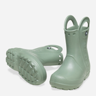 Дитячі гумові чоботи для хлопчика Crocs Handle Rain Boot Kids 12803-308 25-26 Салатові (196265744541) - зображення 3