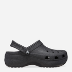 Chodaki damskie na platformie Crocs Classic Platform Glitter Clog W 207241-001 41-42 Czarne (196265748051) - obraz 1