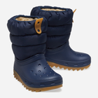 Śniegowce chłopięce ocieplane Crocs Classic Neo Puff Boot K 207684-4PQ 34-35 Granatowe (196265749607) - obraz 3