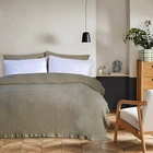 Покрывало Lotus Home - Bellia khaki хаки 200*220 Хлопок 100%